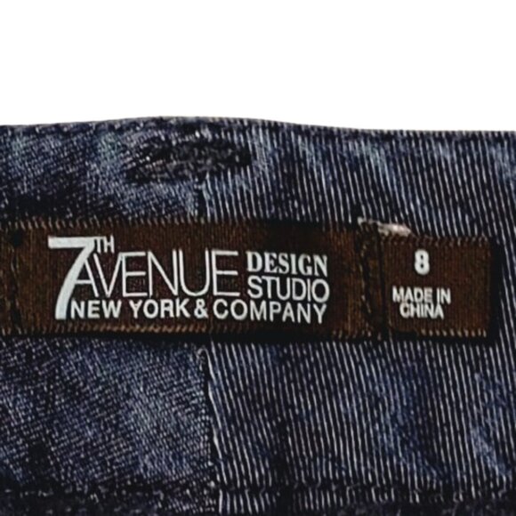 7th Avenue Design Studio New York & Company Women's Jeans Vintage Size 8 - Picture 4 of 4